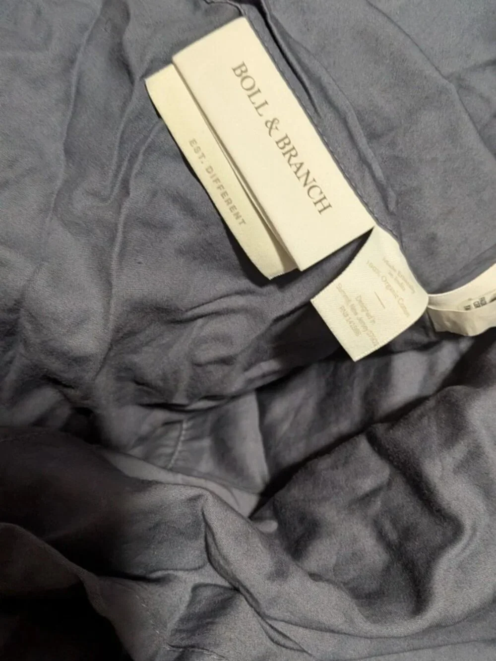 Boll & Branch Signature Hemmed CALIFORNIA KING SLATE 4 PCS Sheet Set